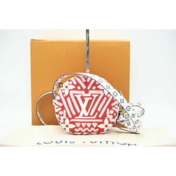 Louis Vuitton Shoulder Bag LV Crafty Boite Chapeau Souple Red White - Picture 1 of 9